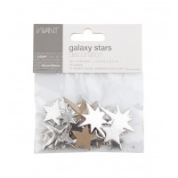 Декоративные элементы для украшения Galaxy stars, серебро 0128.0040.01