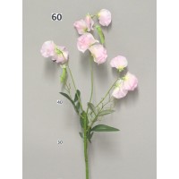 Душистый горошек, розовый, ветка 70 см