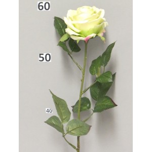 Искусственная роза  Дижон, зеленого цвета.	Высота 64 см