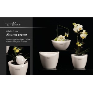 Керамическая ваза для орхидей TIZIANO "Алкамо", 19см 