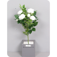 Роза Потро, искусственная, букет кремовый, 45 см 
