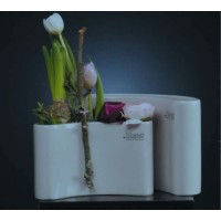Керамическая ваза TIZIANO "Лимаре", розовая, лорин, 25см