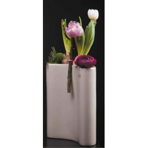 Керамическая ваза TIZIANO "Лимаре", розовая, лорин, 25см