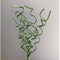  Вьющиеся декоративные ветки, зеленые, 40 см