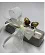 Подарочный набор новогодний  "Натуральное аргановое мыло, бирюзовое/зеленое", 3 шт по 50г